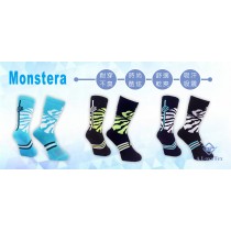 Monstera 運動襪 三色組